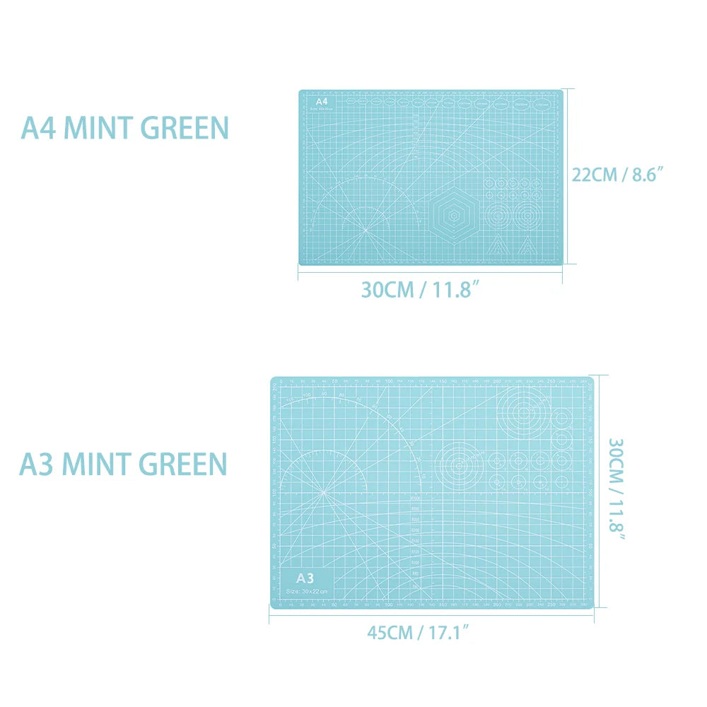 A3 A4 Schneidematte mit Graduierungen antistatisch für Werkbank Heimwerker
