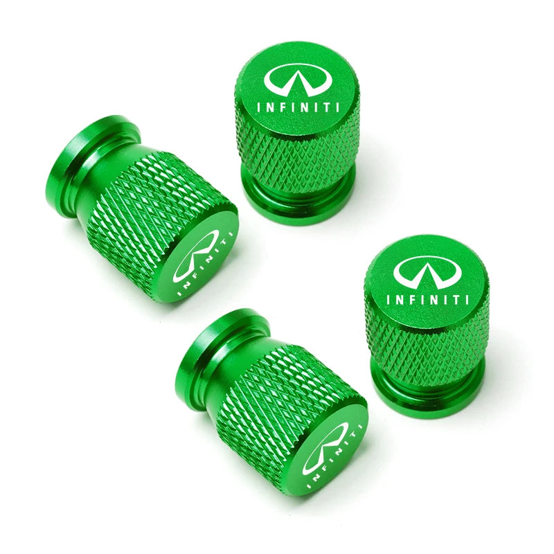 4er Set Wasserdichte Reifenventilkappen für Auto und Motorrad Zubehör