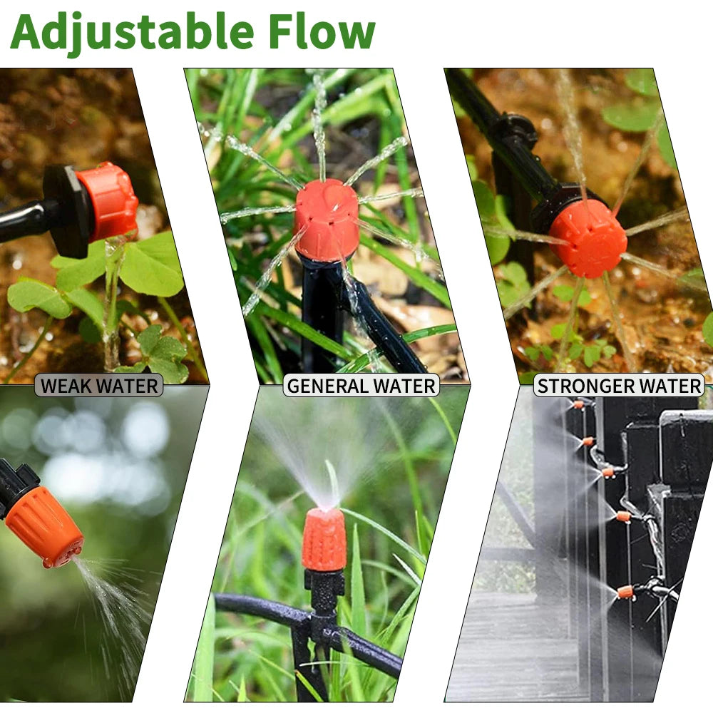 Automatisches Bewässerungssystem mit verstellbarem Tropfschlauch für Garten-Yabubest - Home & More
