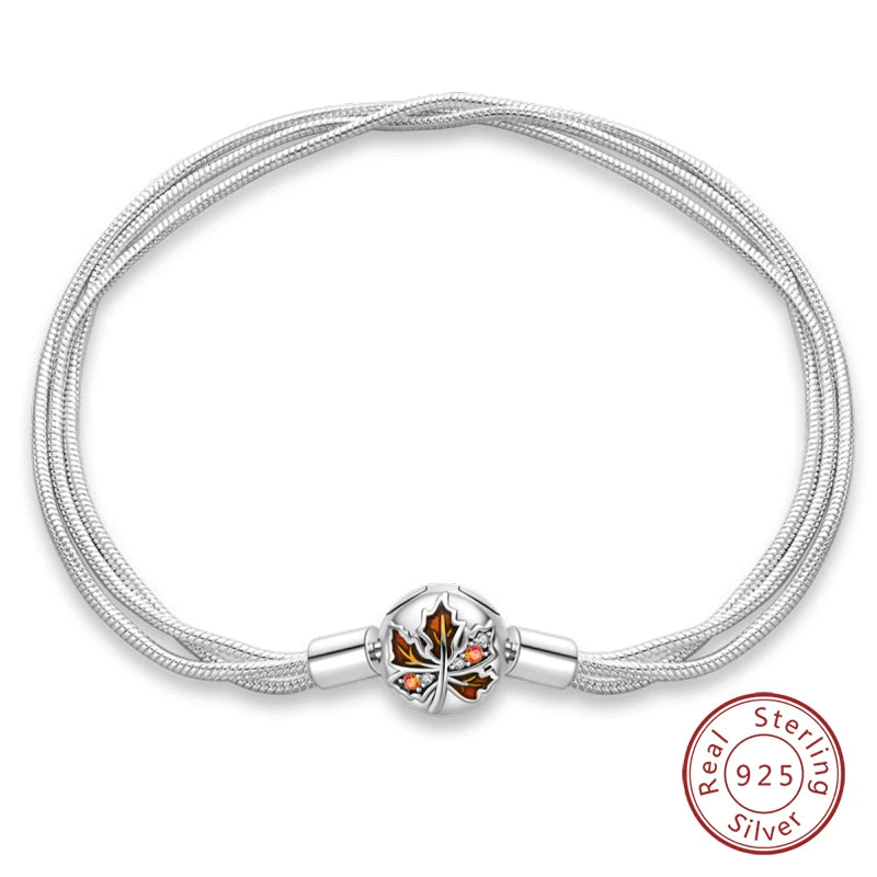Armband Silber 925 mit Stern Mond Sonne und Grünem Zirkon Charm