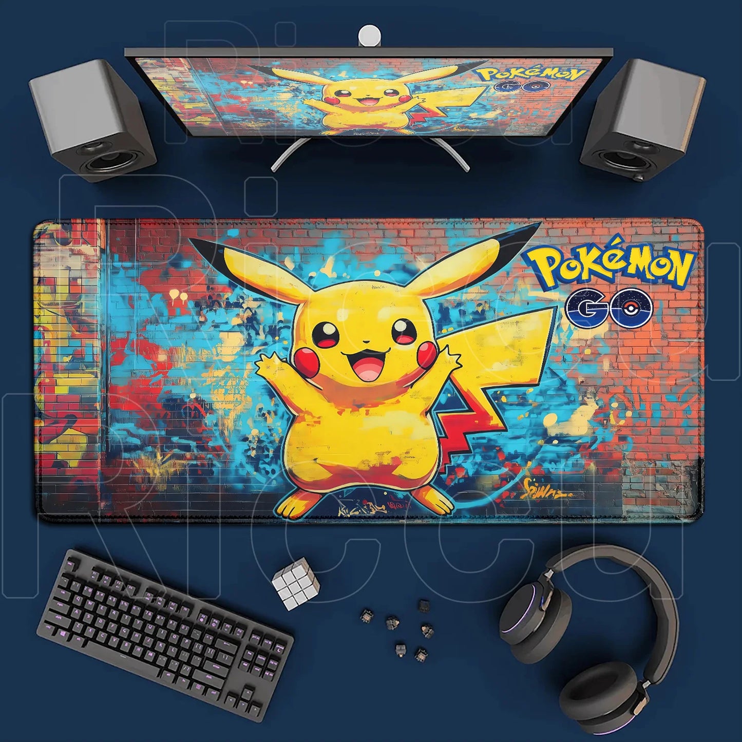 Extra Großes Gaming Mauspad 120x60cm Rutschfest Schreibtischunterlage XXL