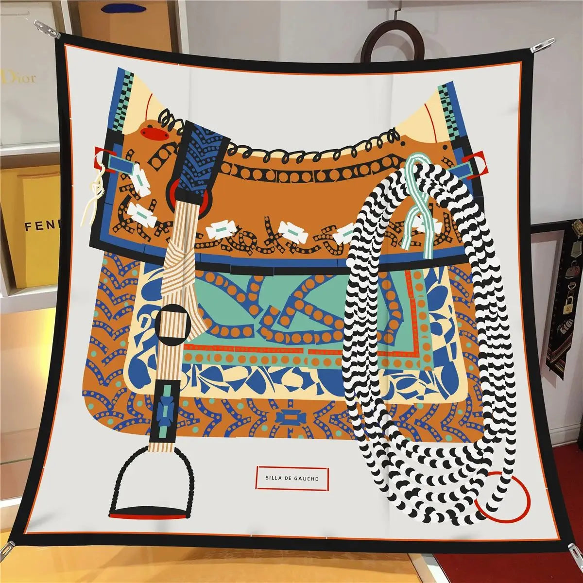 Stylisches bedrucktes Bandana Kopftuch Unisex vielseitig tragbar