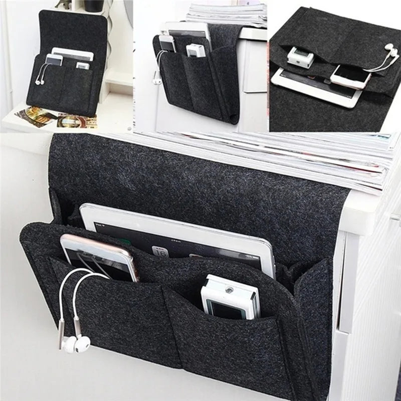 Praktischer Filztasche Organizer für Sofa und Bett