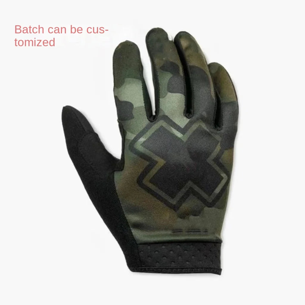 Vollfinger Fahrradhandschuhe rutschfest stoßfest für Outdoor Sport Damen Herren