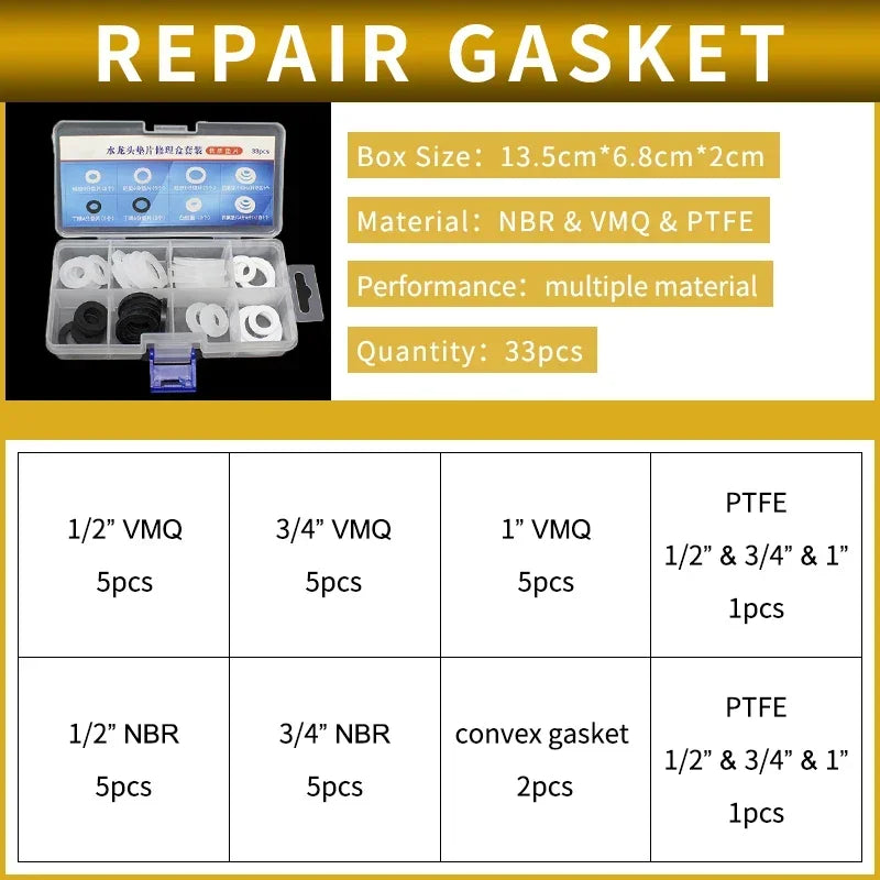 Robuste flache Gummidichtung für wasserdichte Reparaturen