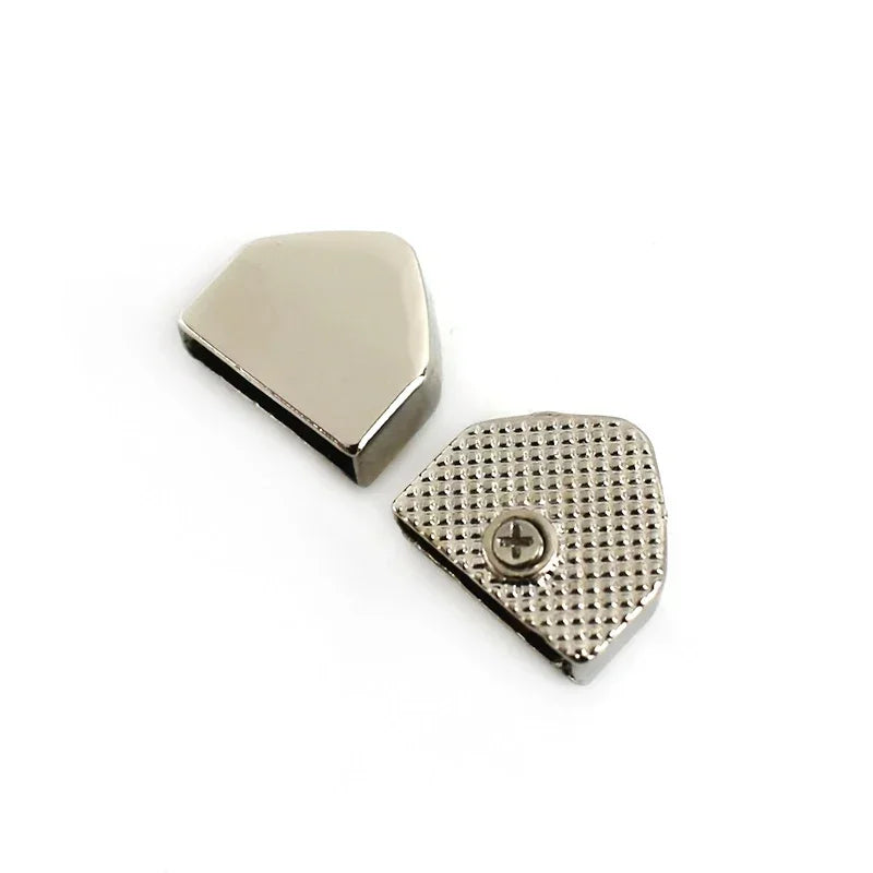 Metall Reißverschlussenden Clip Schnallen Set mit Schrauben für Taschen Gurte DIY 10/20 Stück