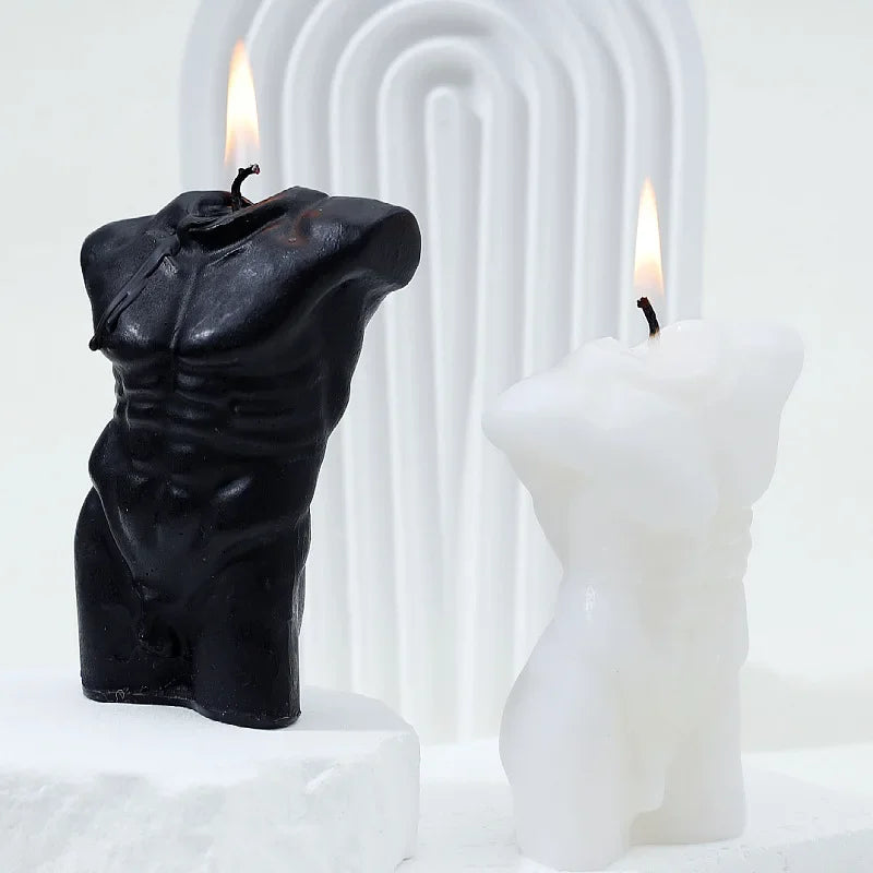3D Künstlerische Silikonform für Figuren 6x7x12cm DIY Kerzen und Seifen