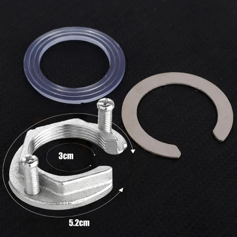 Wasserhahn Anti-verlieren Mutter Kappe C Typ Wasserhahn Wasserhahn Befestigung Fitting Kit Waschbecken Werkzeuge Küche Befestigung Sicherungsring Unterlegscheibe leuchte Teile-Yabubest - Home & More