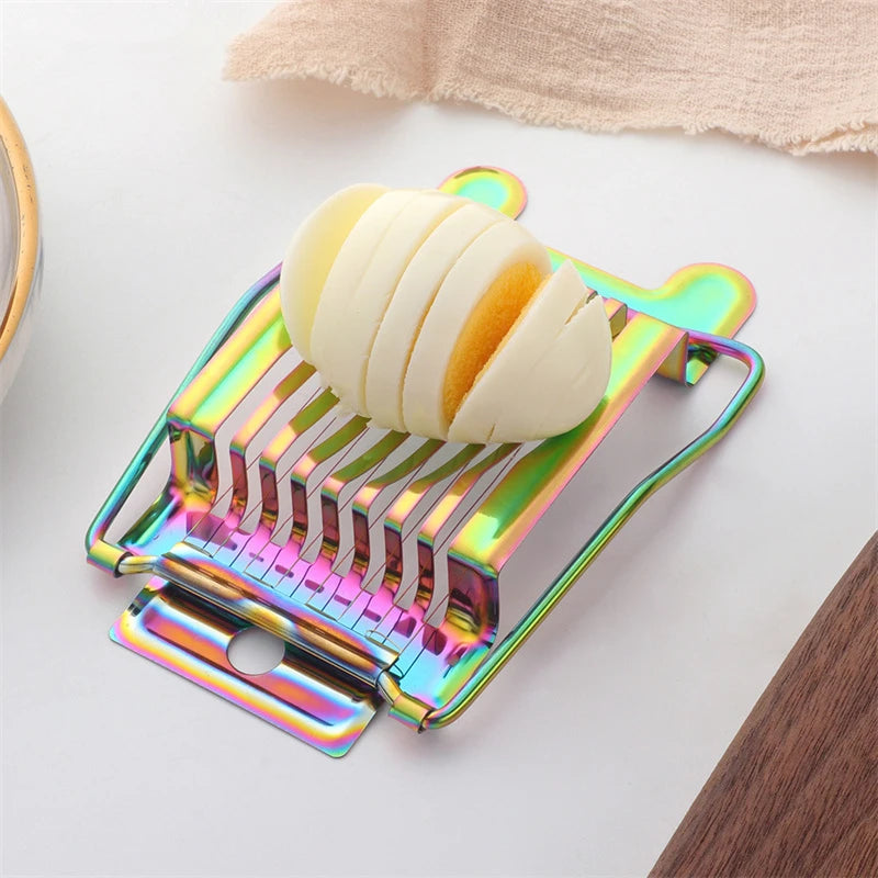 Edelstahl Eierschneider Küchenhelfer manuell – Multifunktionaler Teiler