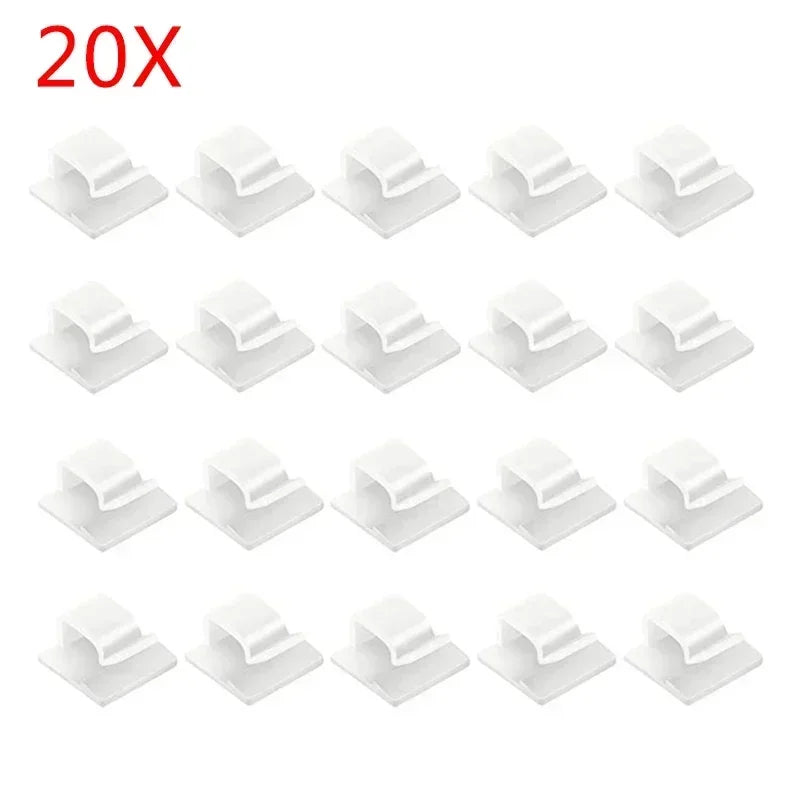 Selbstklebende Kabelklemmen Organizer für Desktop Büro Auto Wand Fixierung