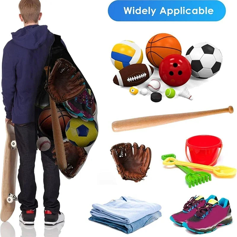 Große Sporttasche 72x100 cm mit Kordelzug - verstellbarem Schultergurt
