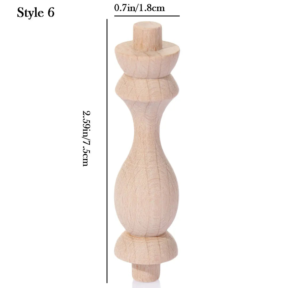 Vintage Holz Geschnitzte Möbel Füße Schrank Beine Dekoration Varianten