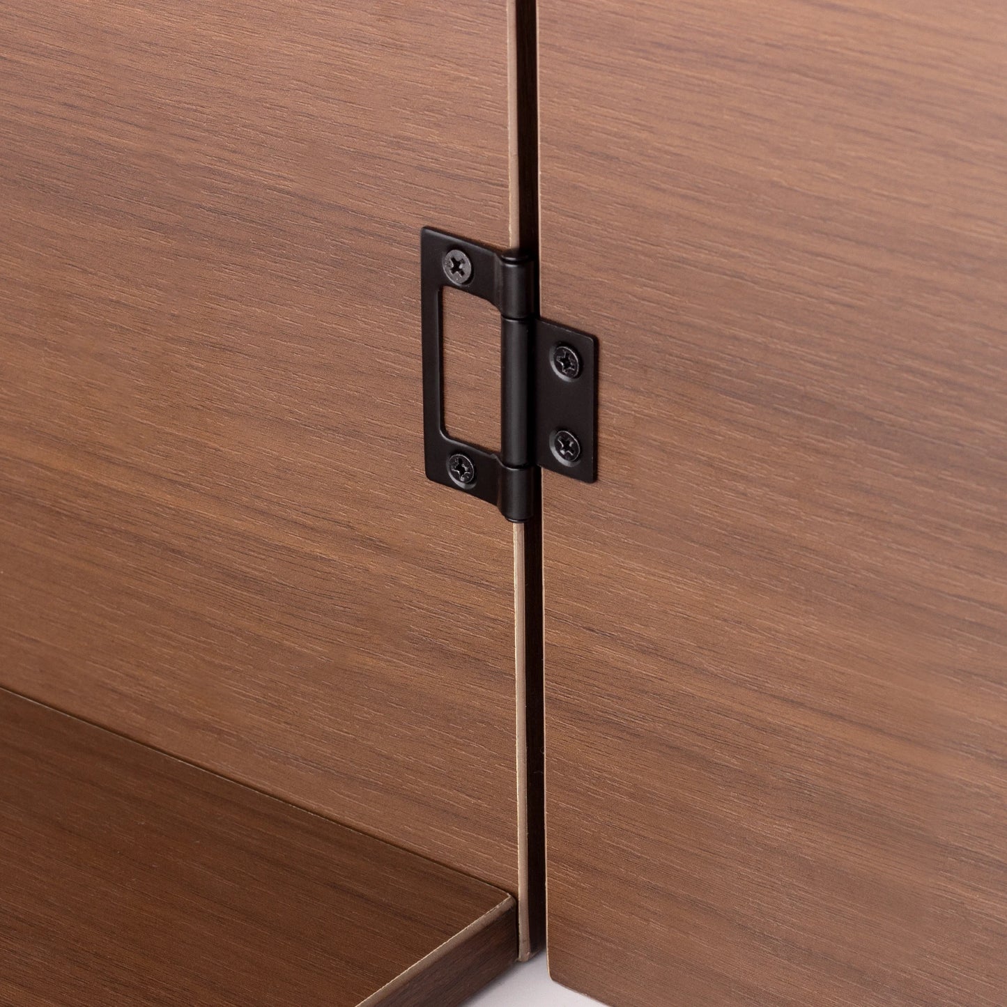 2x 360-Grad Flache Metallscharniere für Schranktüren Fenster Holzkiste