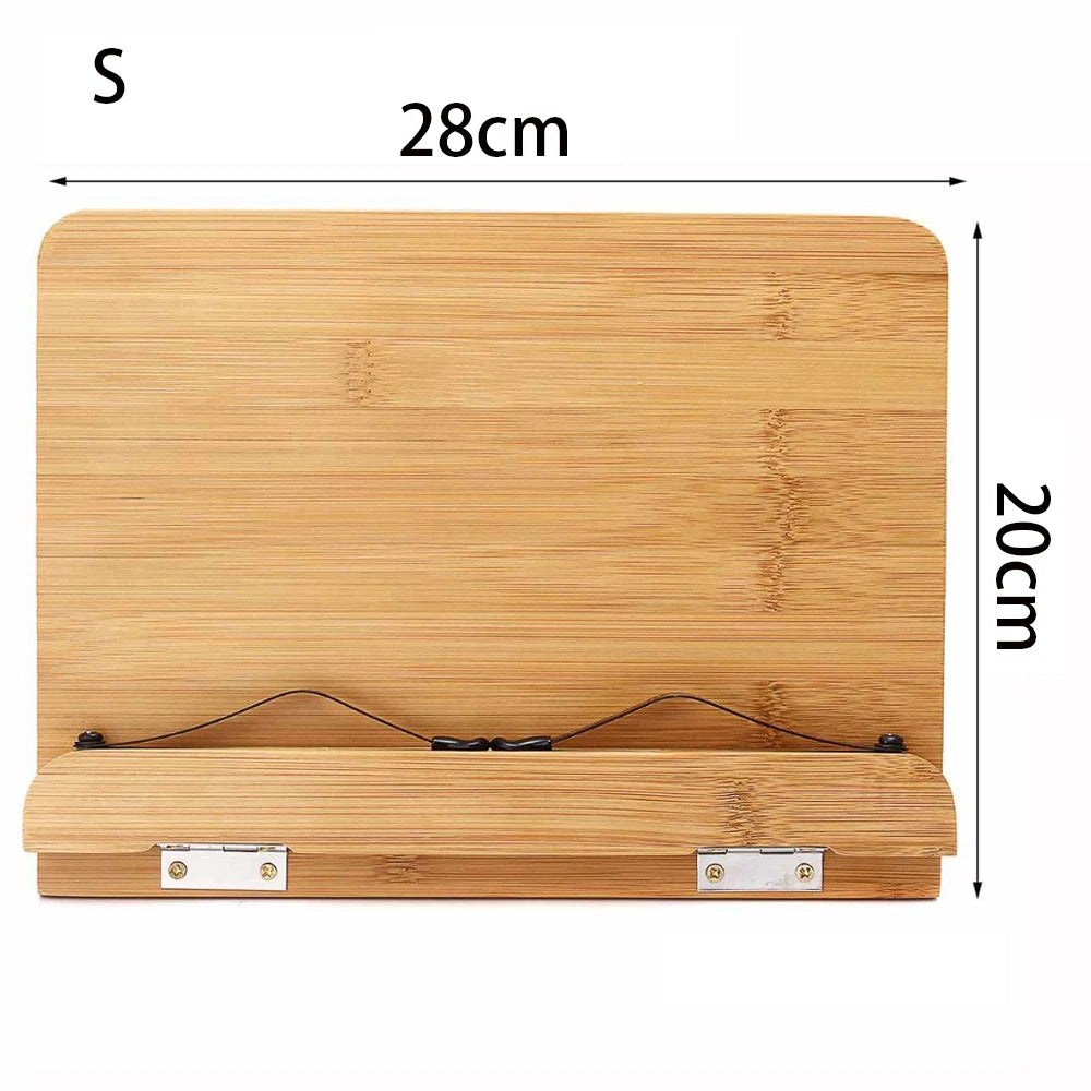 Komfortabler Buchständer aus Holz für ergonomisches Lesen und Ordnung