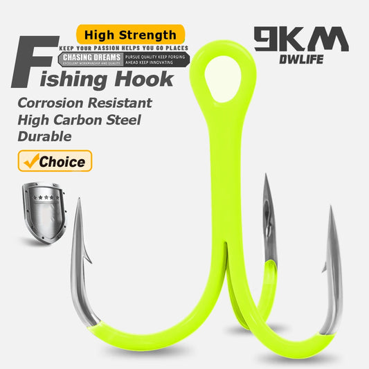 Extra Starke UV Drillinge für Süßwasser Angeln 2X Robust & Fluoreszierend