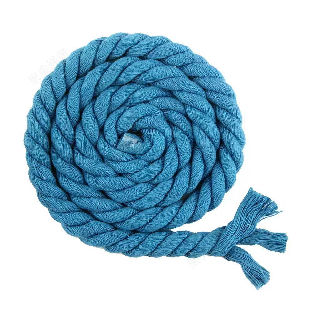 Buntes Baumwollseil 5 8 10 12 20 mm 5 m Makramee Kordel Nähzubehör