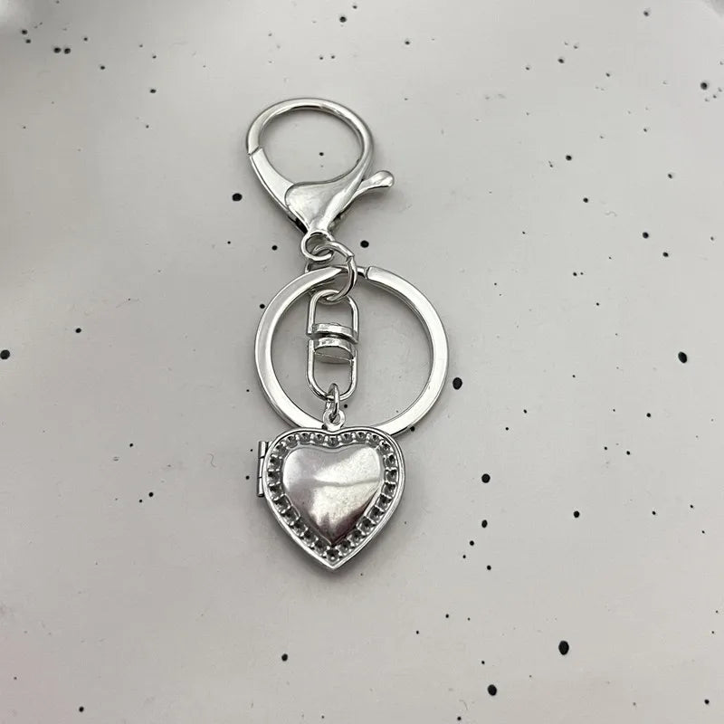 Romantischer Herz Medaillon Fotorahmen Schlüsselanhänger Geschenkidee
