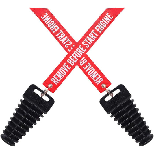 Robuster Gummi Auspuffstopfen für Endrohrschutz und Reinigung