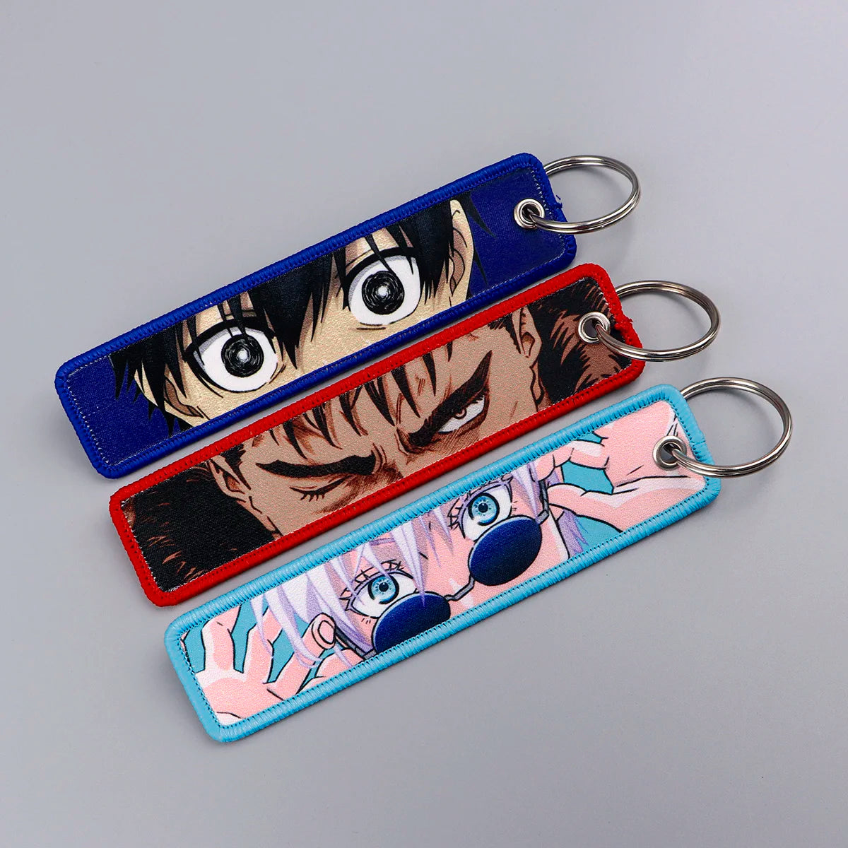Manga Cartoon Schlüsselanhänger aus Metall für Motorrad und Auto 13cm