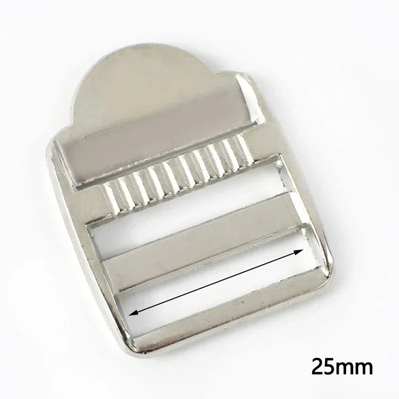 4 Stück Metall Gürtelschnalle Tri-Glide Schiebeverschluss für Rucksack