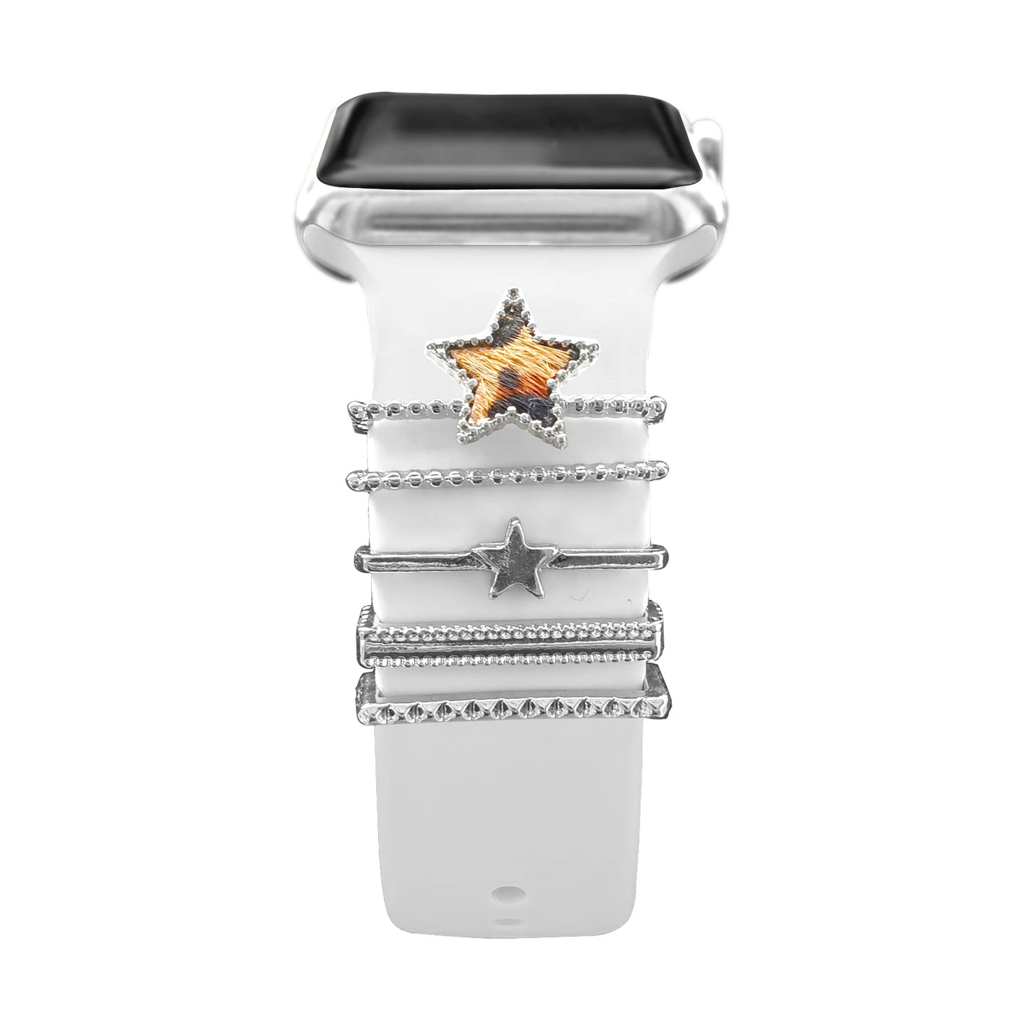 Dekoration für Apple Watch Band Ultra2 10 9 8 Diamant Schmuck Armband Zubehör für Samsung/Huawei Uhr 20/22mm Armband Charms-Yabubest - Home & More