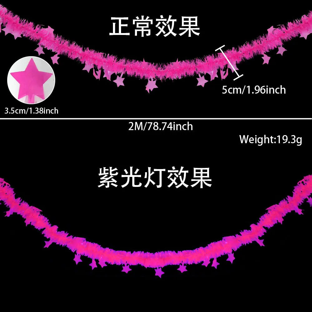 Neon Party Hüte für Erwachsene Leuchten unter UV Licht Effekt