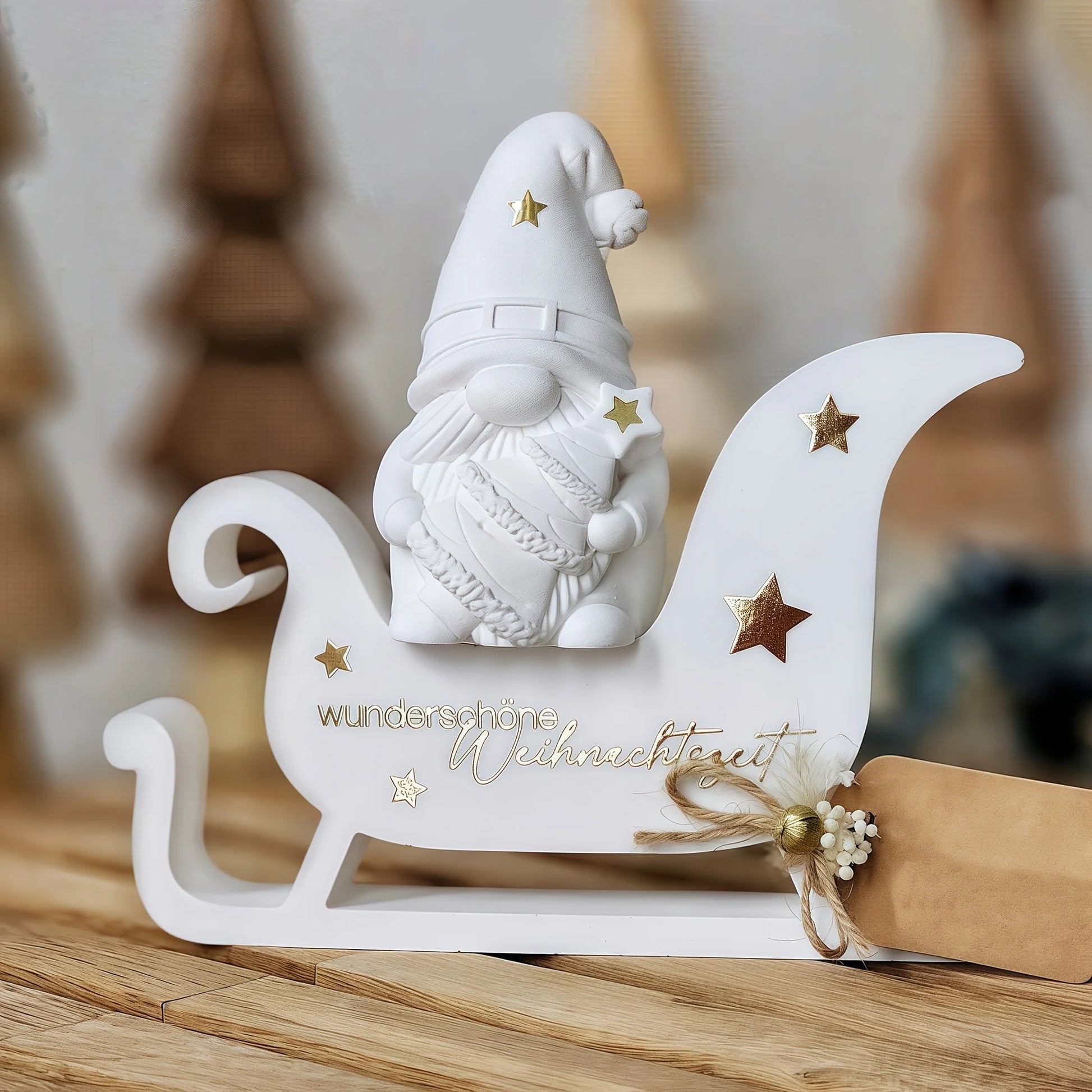 3D Silikonform Weihnachtsmann und Baum für Resinkunst