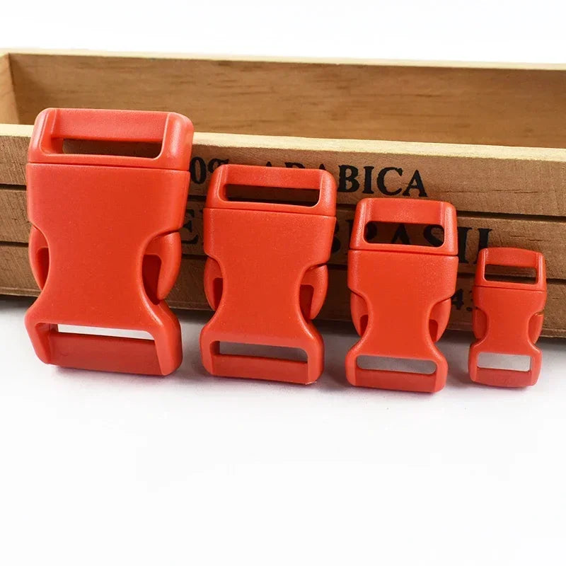 Verstellbare Kunststoff Schnallen für Paracord Armbänder und Hundehalsbänder