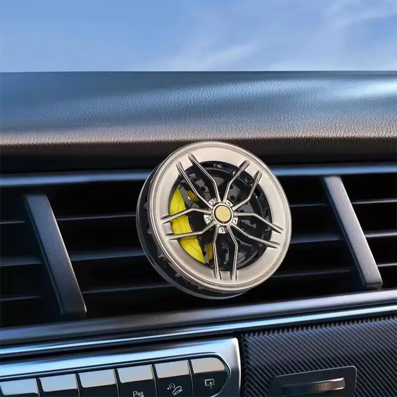 Drehbarer Auto Lufterfrischer Clip im Radnabe Design für Frische
