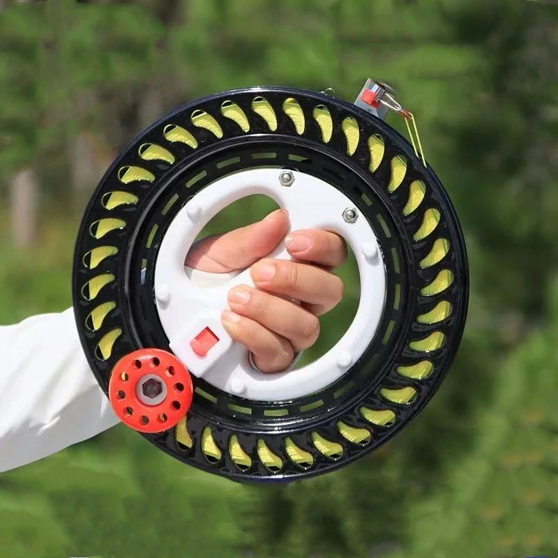 18 cm Drachen-Saitenrolle mit 200 m Nylonleine für große Drachen