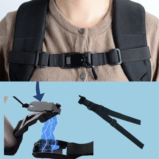 Verstellbarer Rucksack Brusttaschengurt Magnetischer Outdoor Camping Gurt-Yabubest - Home & More