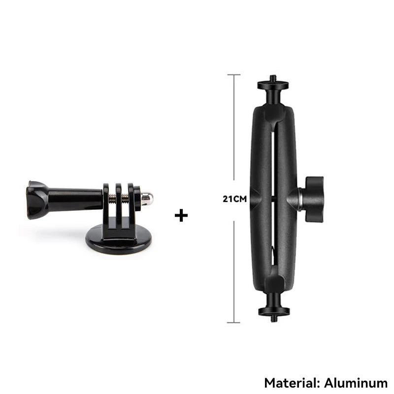 Action Kamera Halterung Fahrrad Motorrad Lenker Selfie Stick Einbeinstativ