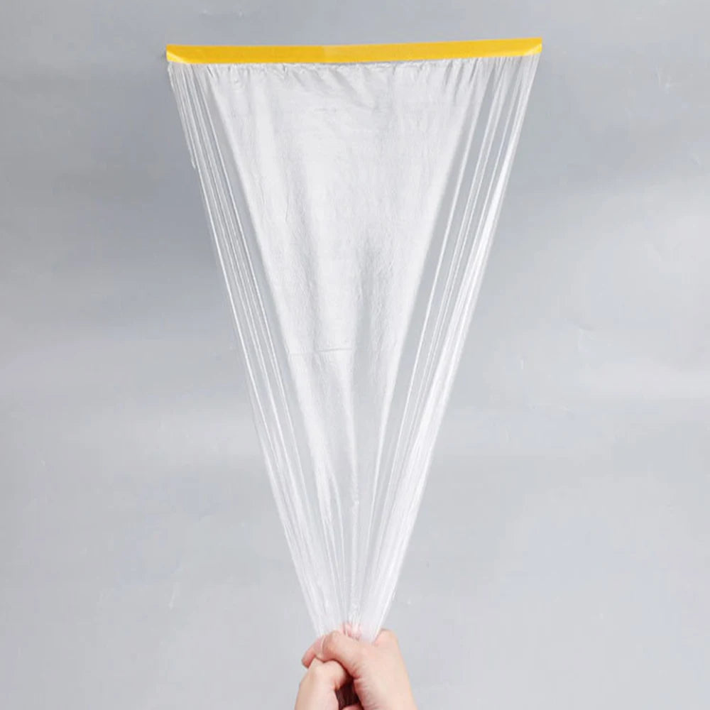 Vorgeklebte Abdeckfolie für saubere Malerarbeiten und Schutz