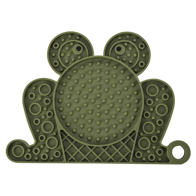 Slow Feeder Leckmatte für Hunde und Katzen mit Saugbasis aus Silikon