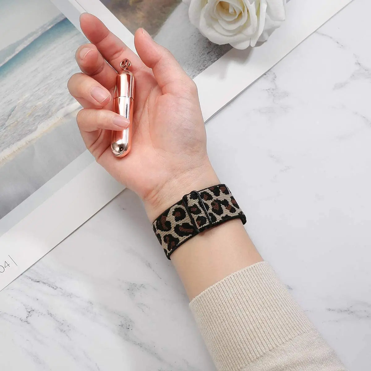 Atmungsaktives Nylon-Smartwatchband 22 mm verstellbar – Perfekt für Sport - Alltag
