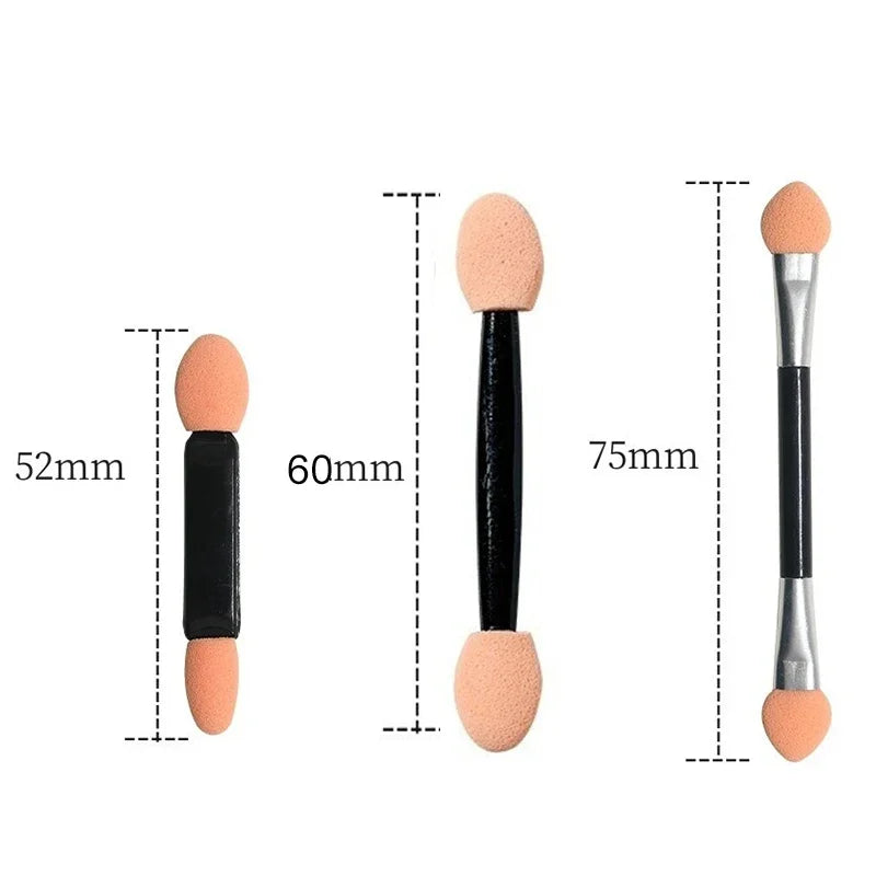 Praktische Einweg Lidschattenapplikatoren im 50er Set für präzises Make Up