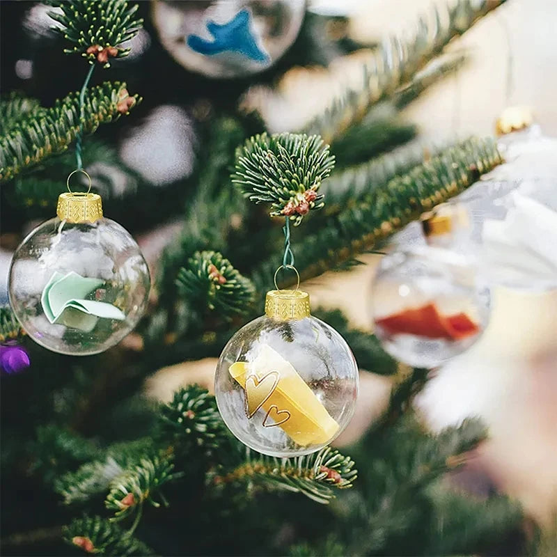 Weihnachts-Ornament Kappen in Rundform als Ersatz für Baumdeko
