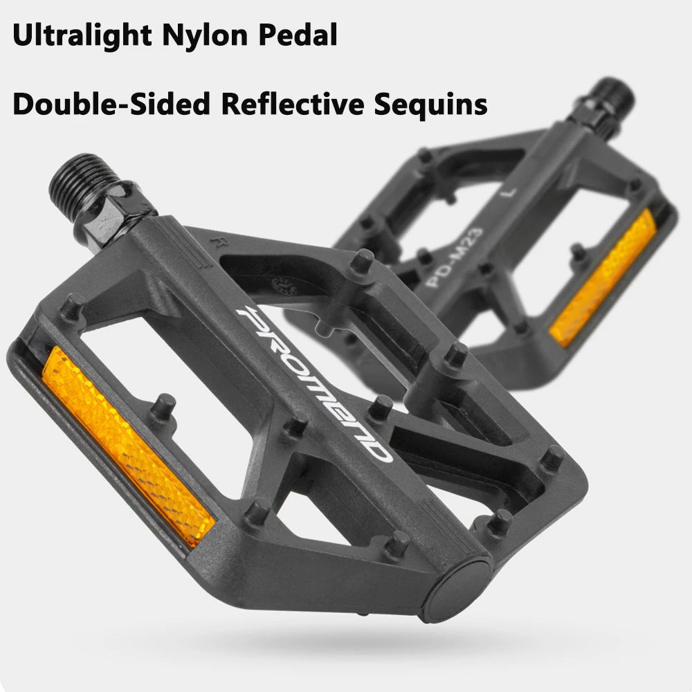 Ultraleichte Nylon Fahrradpedale DU-Lager Reflektoren MTB Rennrad