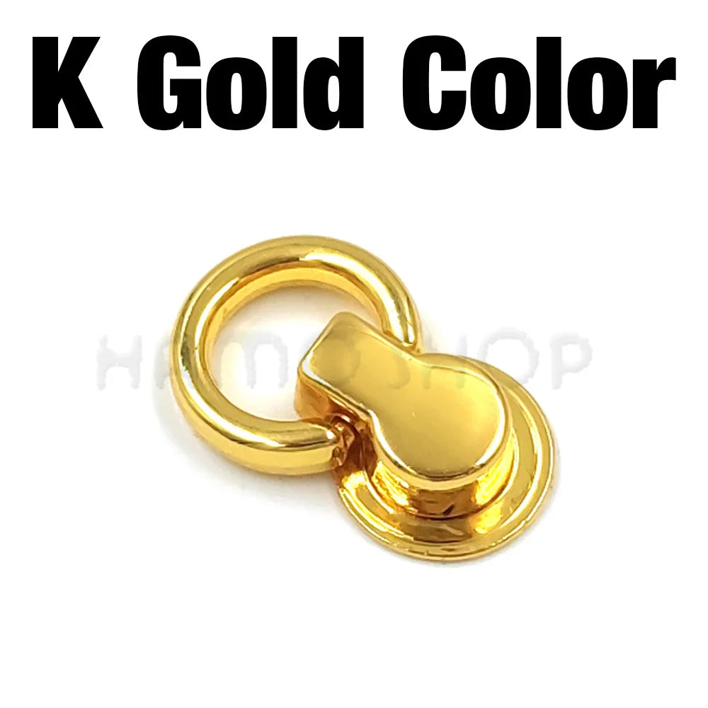 10er Set Metall O Ring Stud Niet Schraube Aufhänger für Taschen