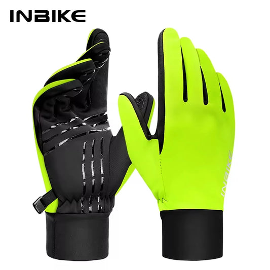 Winddichte wasserdichte Winterhandschuhe mit Touchscreen und Fleece