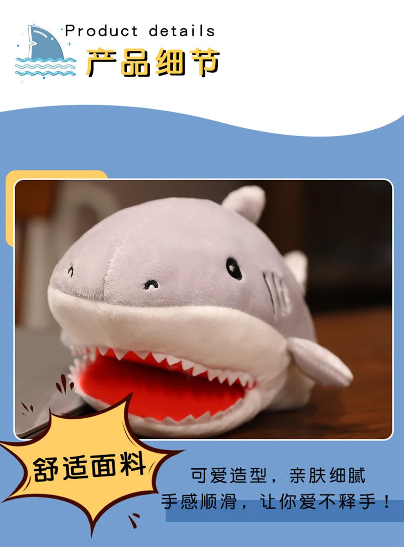 Lebensechte Handpuppen Krokodil Hai Killerwal Oktopus Pinguin Kinder-Yabubest - Home & More