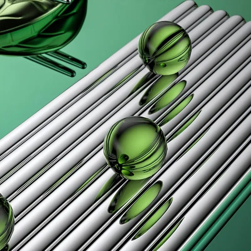 5 Paar 304 Edelstahl Essstäbchen – Wiederverwendbar, rutschfest, spülmaschinenfest