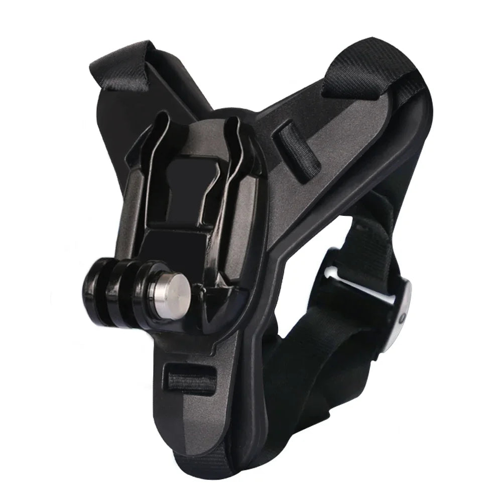 Motorradhelm Kinnhalterung für Action Kameras – Rutschfest und stabil