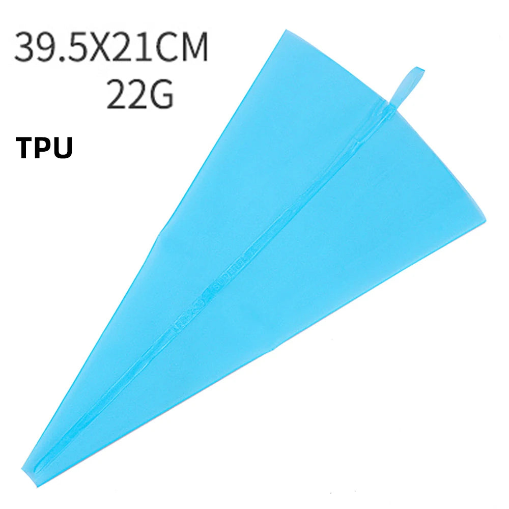 5 Größen Silikon Spritzbeutel wiederverwendbar für Kuchen Dekorieren-Yabubest - Home & More