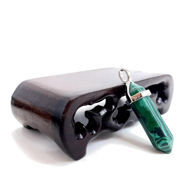 Naturstein Sechseck Stabanhänger – DIY Schmuck, Amethyst, Tigerauge Mix