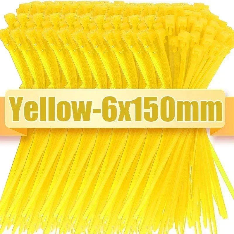 10er Pack Nylon Kabelbinder Wiederverwendbar – Lösbar Garten Heim Büro