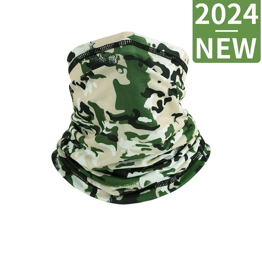 UV-Schutz Eisseide Hals-Gesichtsbedeckung Outdoor Sport Bandana Atmungsaktiv