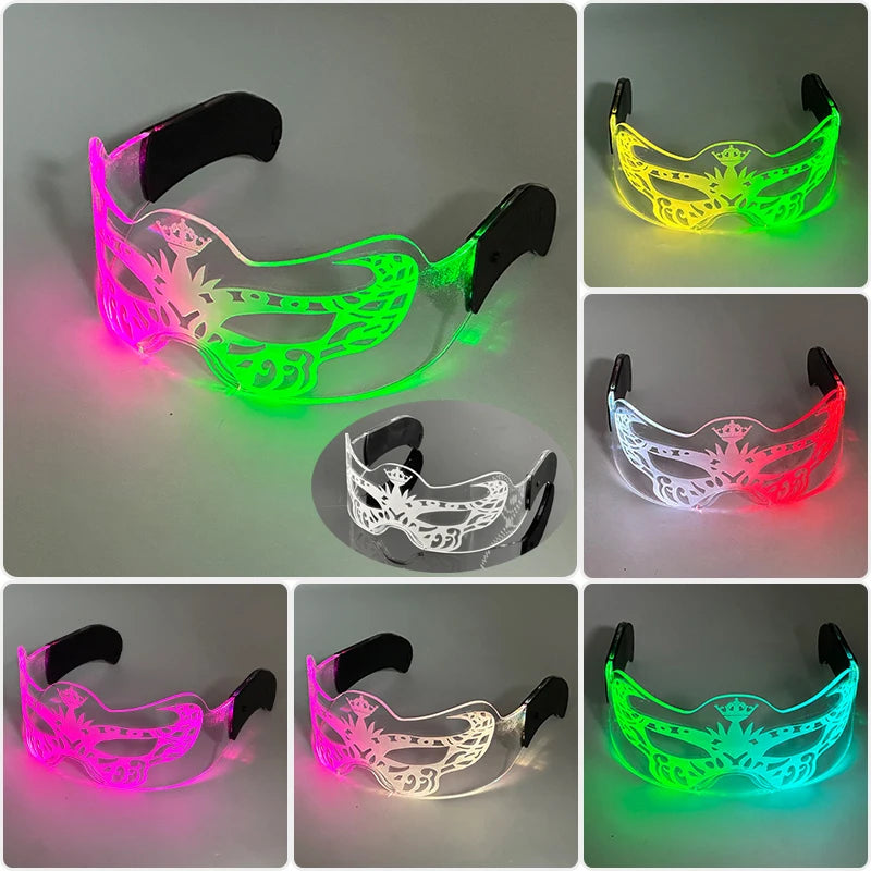 Leuchtende LED Partybrille mit Farbwechsel für unvergessliche Feste