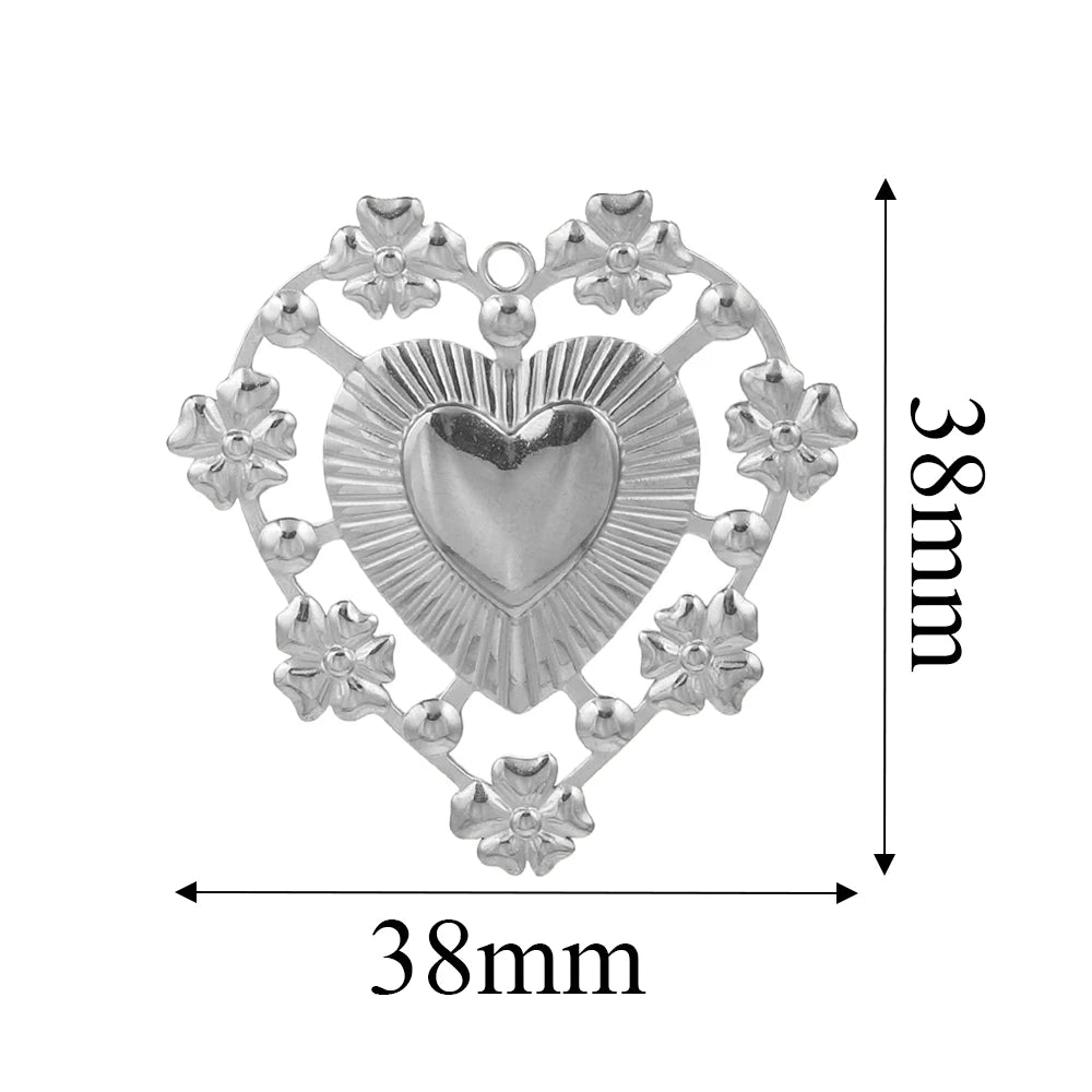 Edelstahl Gold Anhänger für individuellen DIY Schmuck