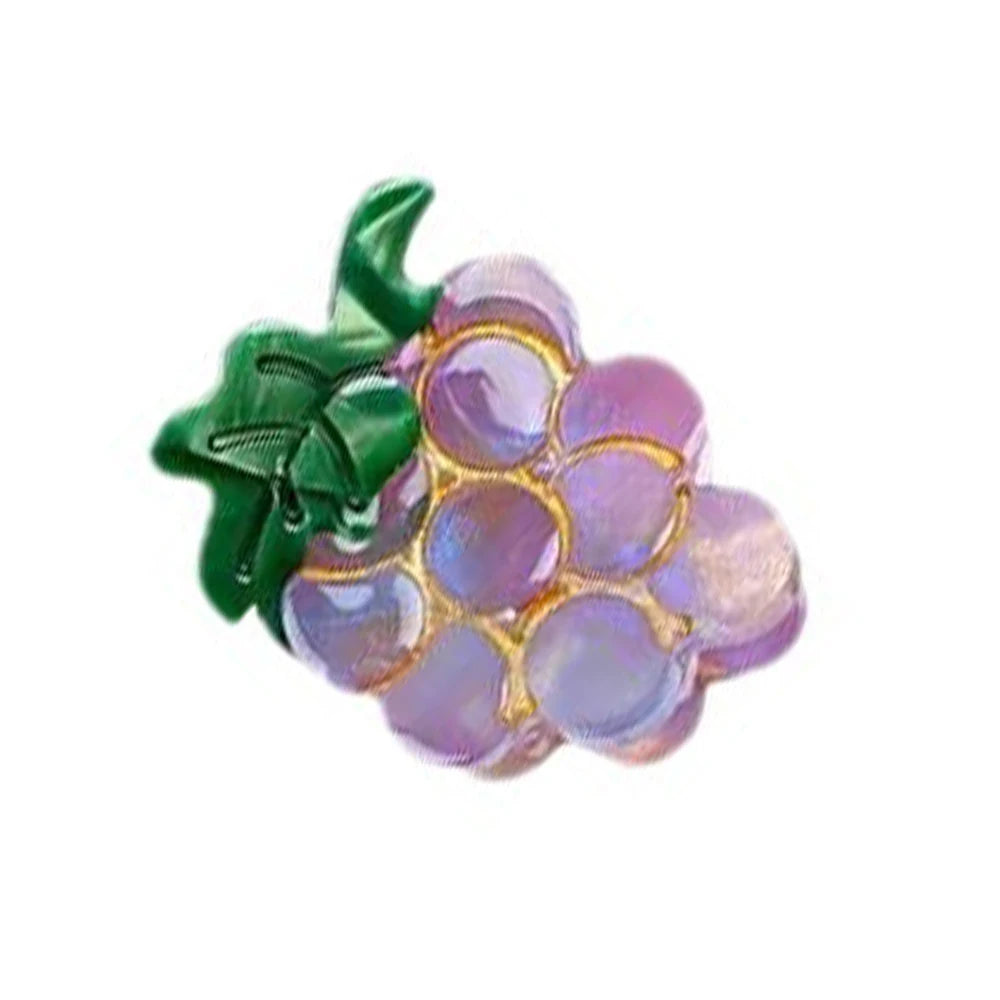 Niedliche Cartoon Haarnadeln mit Früchte Motiven aus Kunststoff